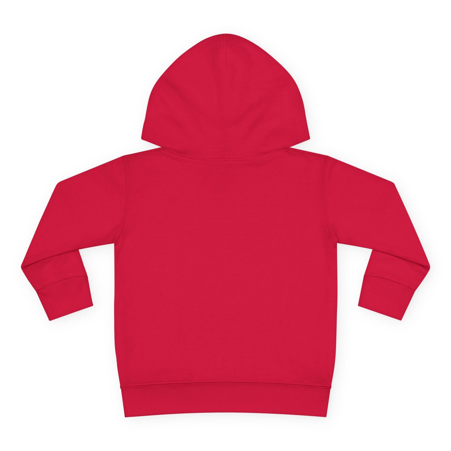 Red hoodie on a white background