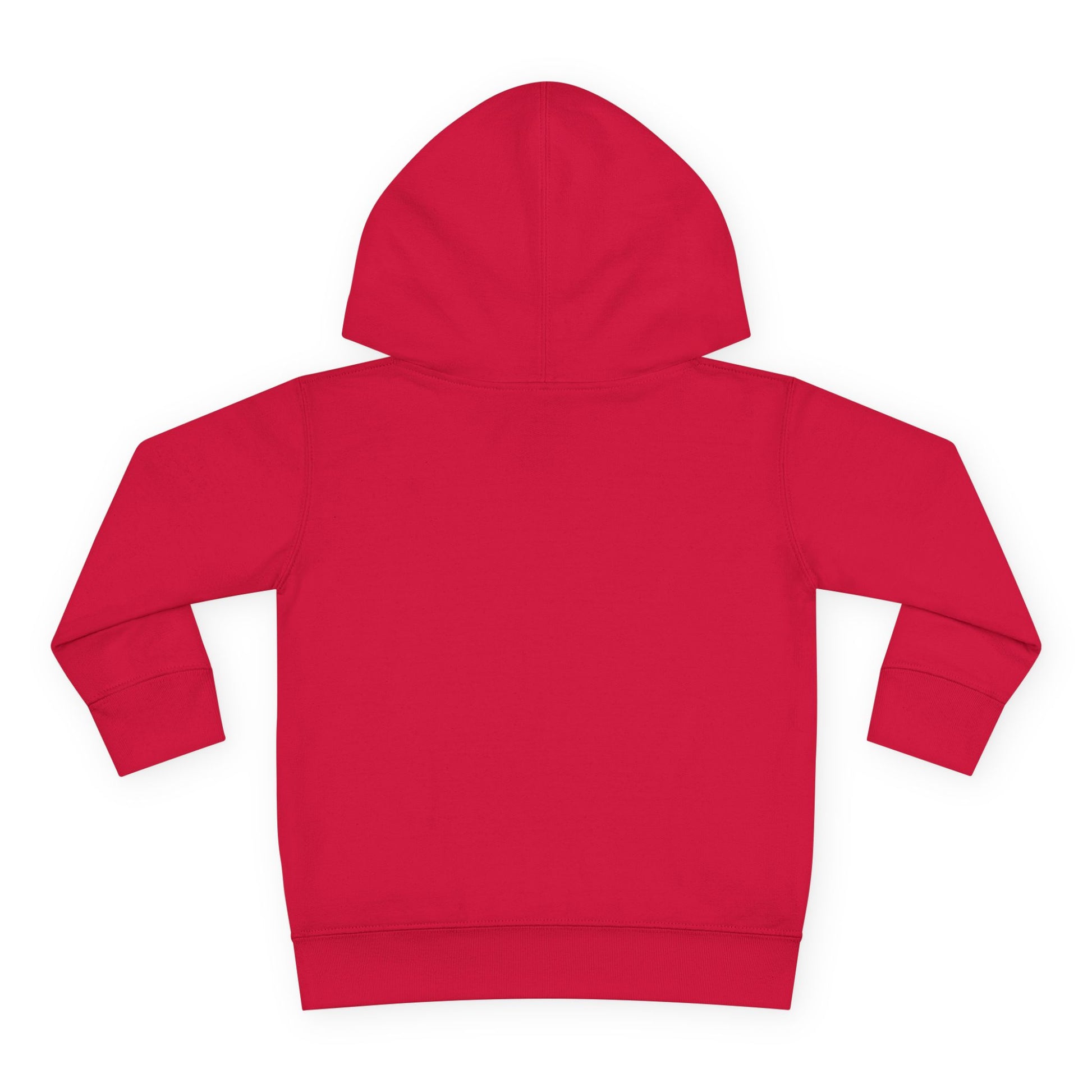 Red hoodie on a white background