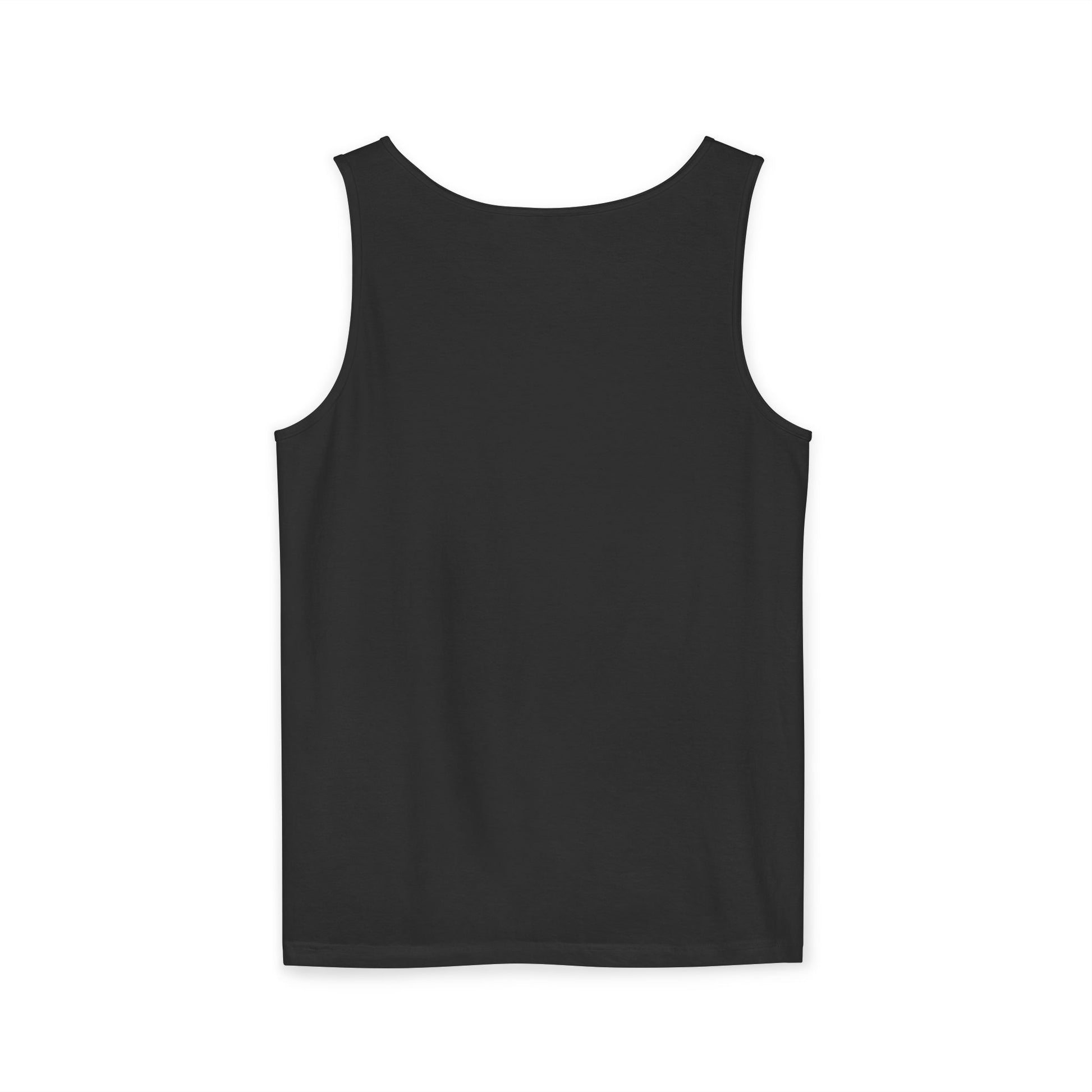 Black tank top on a white background