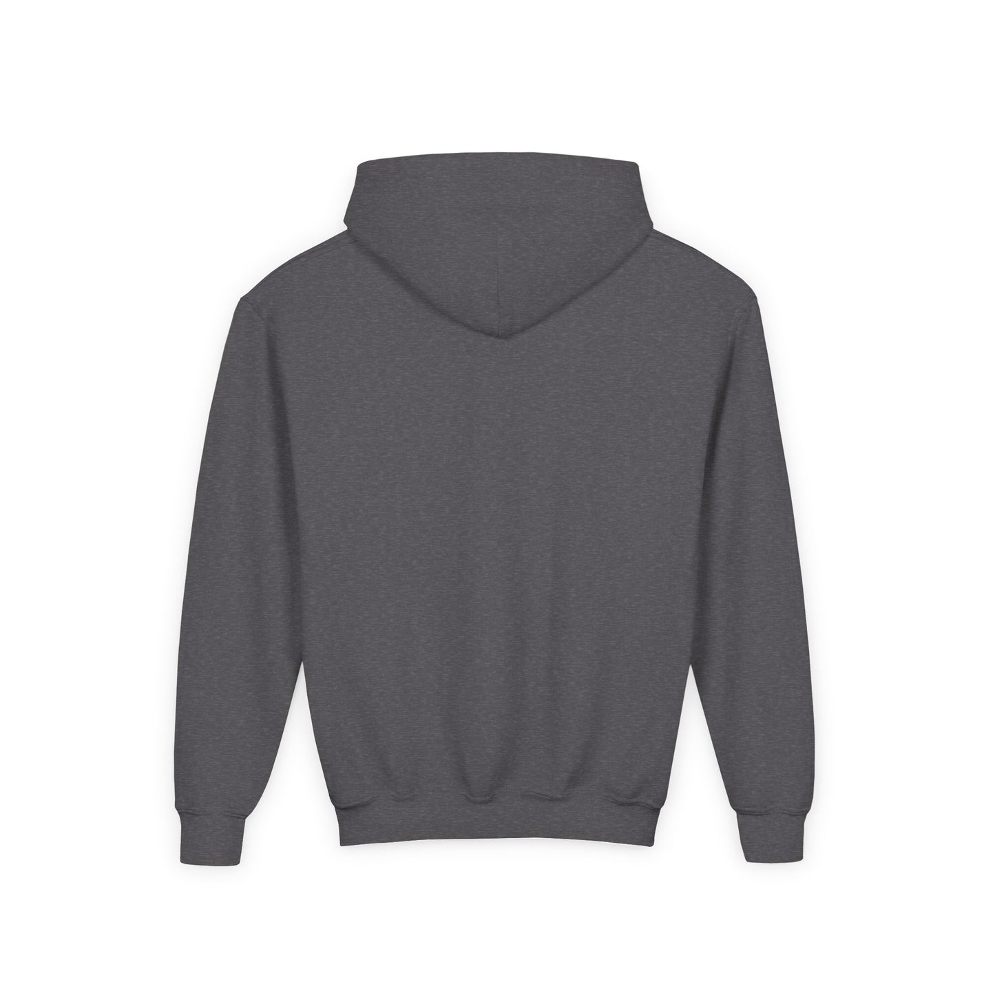 Gray hoodie on a white background