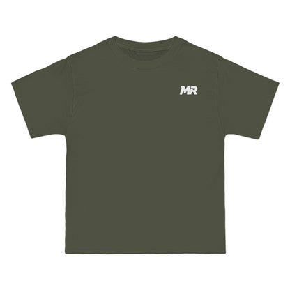 Green t-shirt with a logo on a white background