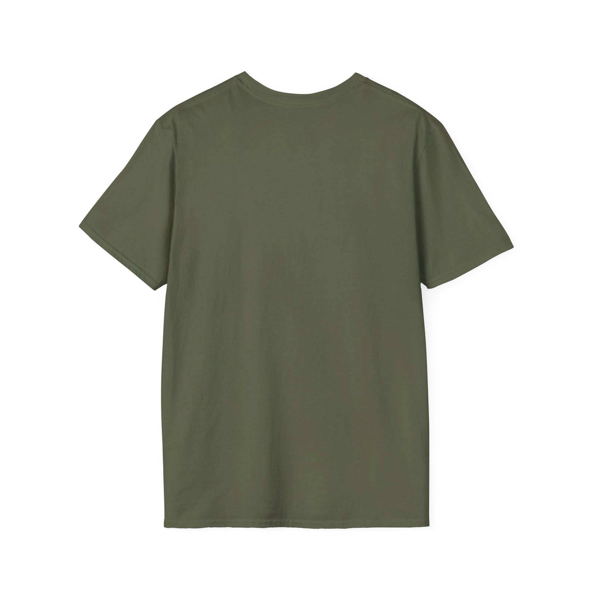 Green t-shirt on a white background