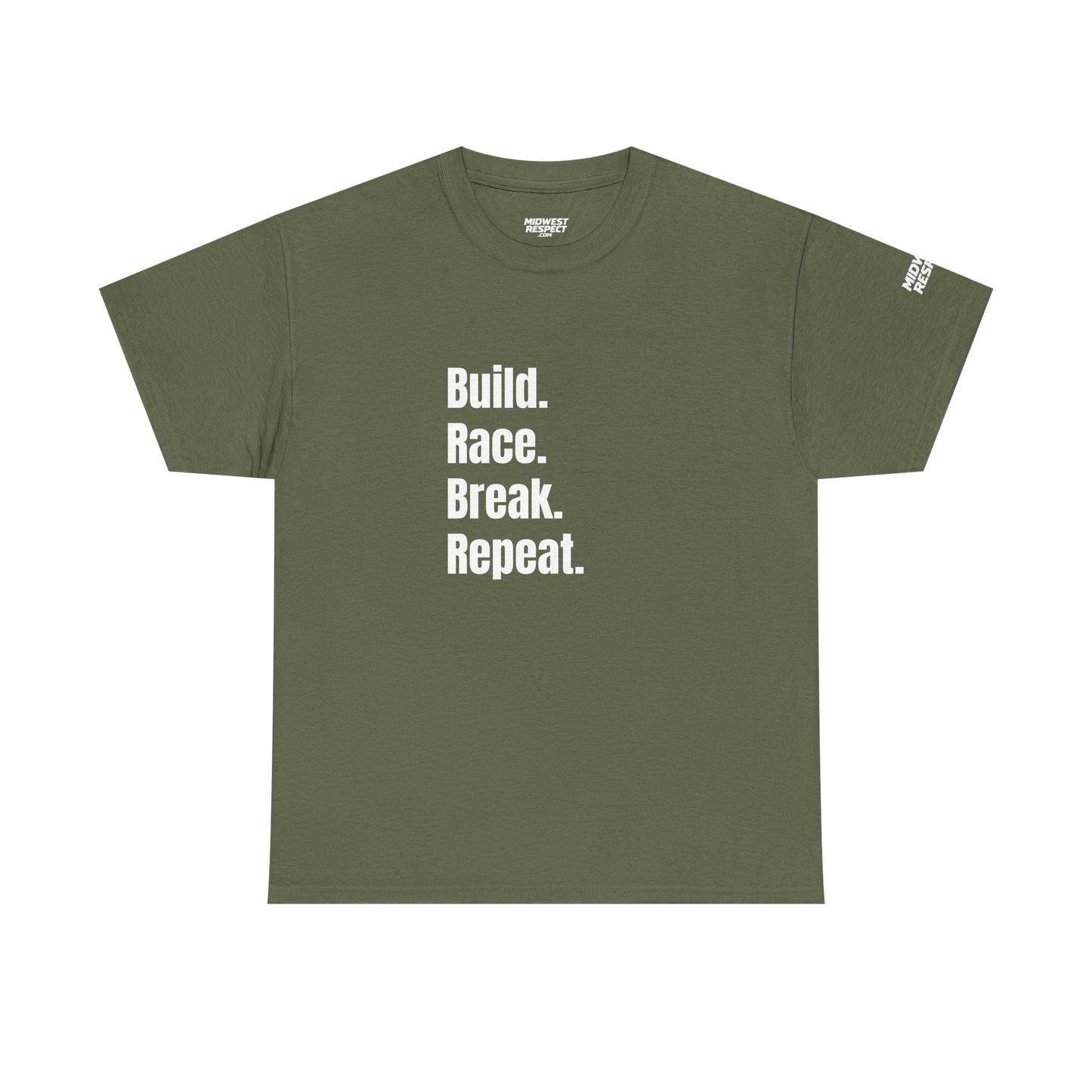 Midwest Respect "Build. Race. Break. Repeat." T-Shirt