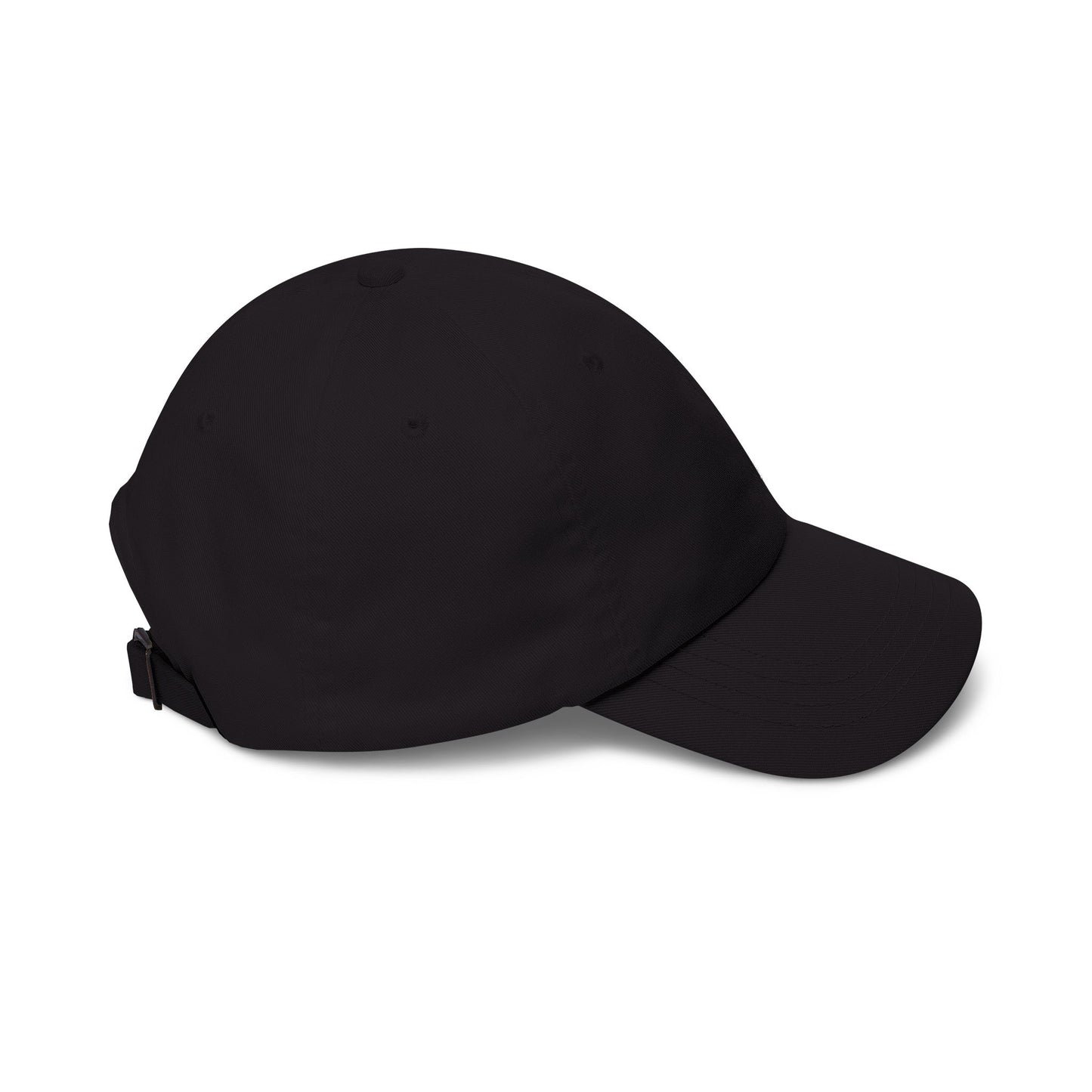 Black cap on a white background